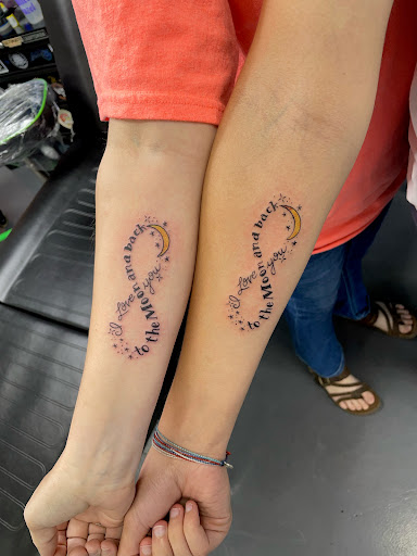 Explore knee ditch tattoo ideas, creative tattoo ideas in Meridian, available at Creative Pain Tattoo Studio