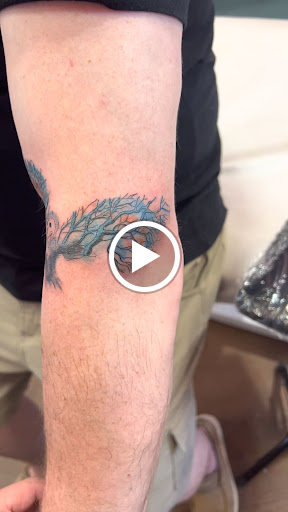 Explore pancreatic cancer tattoo ideas, creative tattoo ideas in Wisconsin Dells, available at Alpha Red Tattoo & Barber Studio