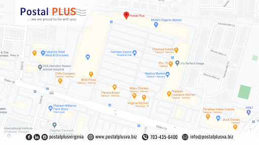 Mailing Service «Postal Plus», reviews and photos, 478 Elden St, Herndon, VA 20170, USA