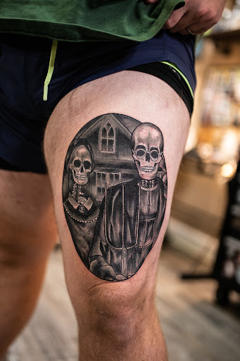 Explore cancer zodiac tattoo ideas, creative tattoo ideas in Leesville, available at Revolution Ink Tattoo and Art Gallery