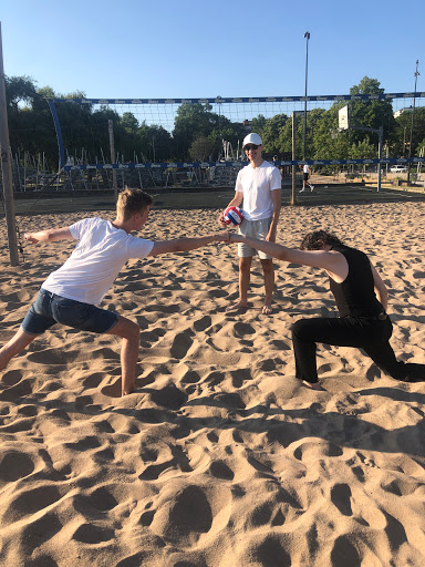 Gärdet beach volleyball court