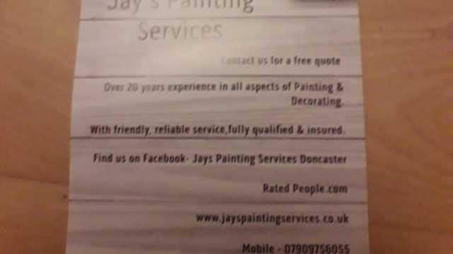 Jays Painting Services Doncaster