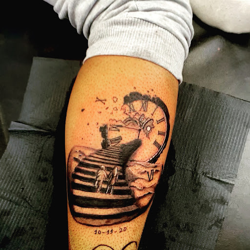 Explore male sleeve tattoo ideas, creative tattoo ideas in Puyallup, available at Get Right Studios