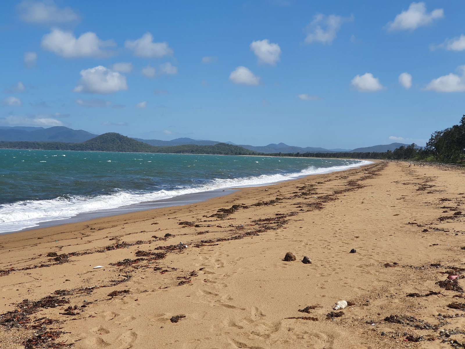 Walker Bay Beach的照片 带有明亮的沙子表面