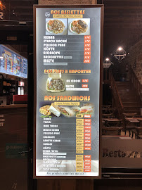 Le Familial kebab à Lyon menu