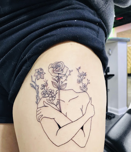 Explore iris tattoo ideas, creative tattoo ideas in Lake Bluff, available at Evolution Body Arts