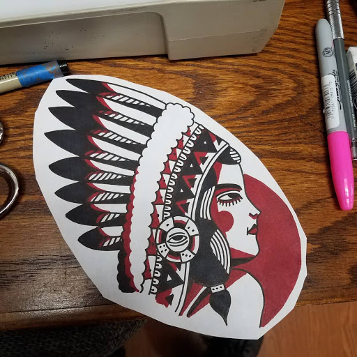 Explore black hole tattoo ideas, creative tattoo ideas in Tucson, available at The Painted Lady Tattoo