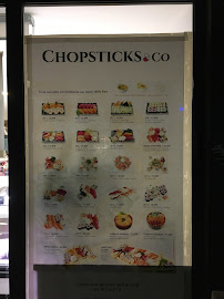 Chopsticks & Co gambetta à Lille menu