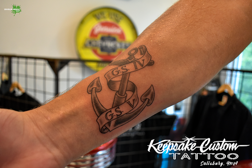 Explore coast guard tattoo ideas, creative tattoo ideas in Salisbury, available at Keepsake Custom Tattoo & Body Piercing Laser Tattoo Removal