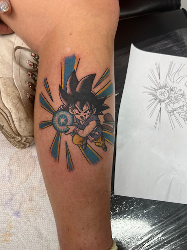 Explore warrior tattoo sleeve ideas, creative tattoo ideas in Jackson, available at Branded By Brittany Ink