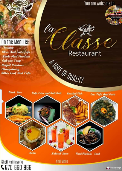 La Classe Restaurant - Below MRS Nsimeyong, Yaoundé, Cameroon