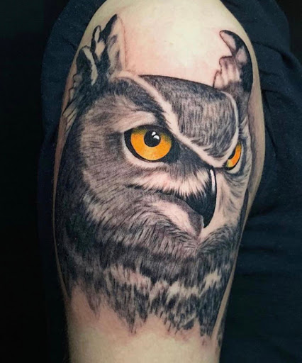Explore upper arm tattoo ideas for females, creative tattoo ideas in Fremont, available at Inkies Tattoo Studio