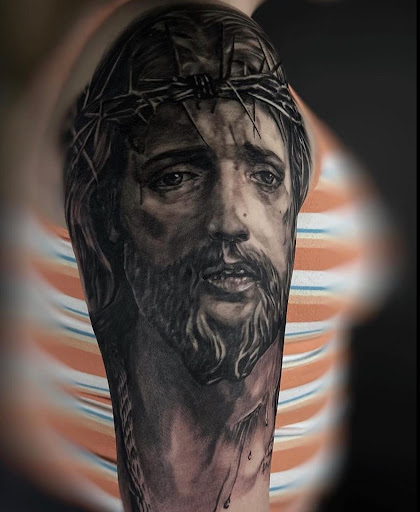 Explore thistle tattoo ideas, creative tattoo ideas in Mesa, available at Time is Art Tattoo Studios