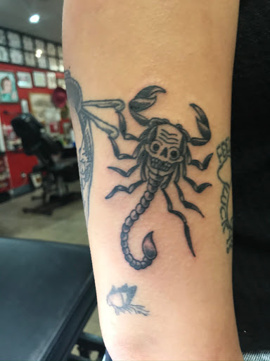 Explore dark angel tattoo ideas, creative tattoo ideas in Franklin, available at Hellcat Tattoo Franklin
