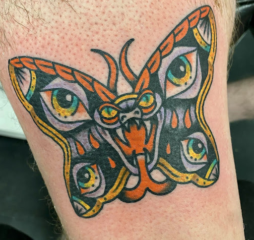 Explore anarchy tattoo ideas, creative tattoo ideas in Spartanburg, available at The Gallery Tattoo Shop Spartanburg