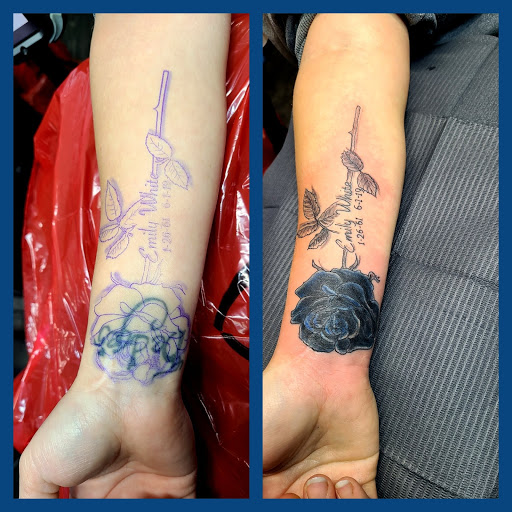 Explore background tattoo ideas sleeve, creative tattoo ideas in Pittsburg, available at NeonMoon Tattoo