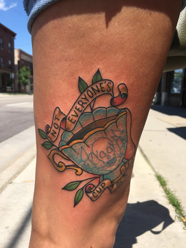 Explore blast over tattoo ideas, creative tattoo ideas in Madison, available at Steves Tattoo & Body Piercing