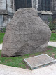 Réplique de la grande pierre runique Jelling Rouen