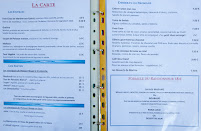 Carte du Le Poisson Rouge - restaurant Giens à Hyères