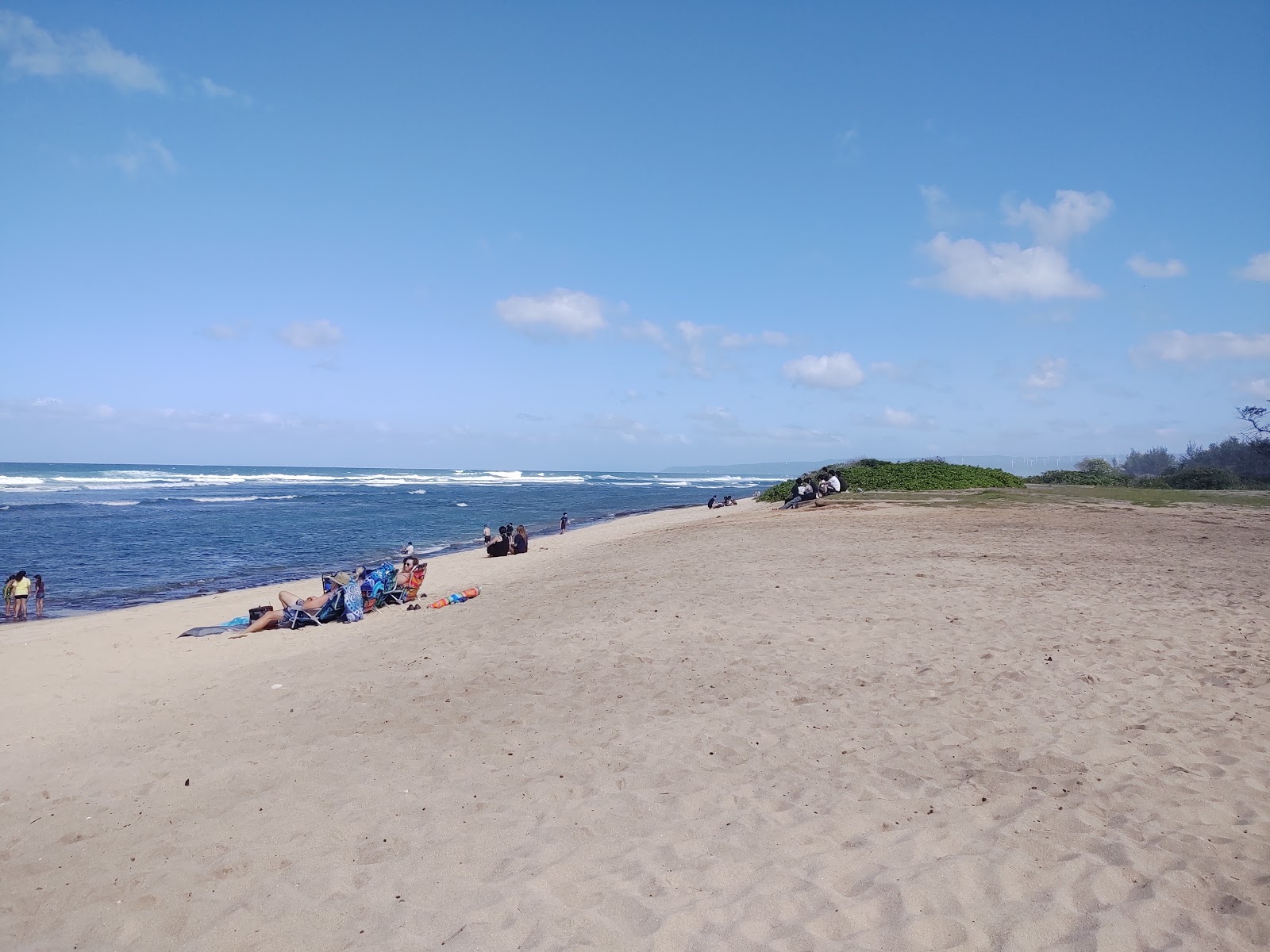 Photo of Mokulē‘ia Army Beach and the settlement