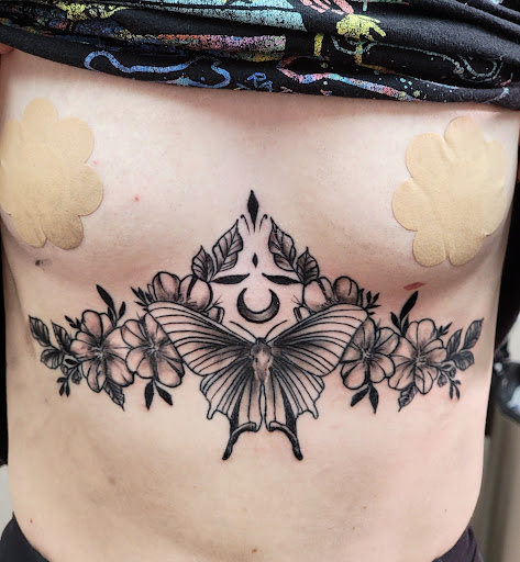 Explore cover up tattoo ideas on foot, creative tattoo ideas in Santa Clara, available at Vamp Body Art piercings and tattoo studio