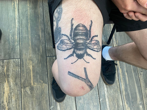 Explore hiking tattoo ideas, creative tattoo ideas in El Paso, available at American Tattoo Society of Ft Bliss