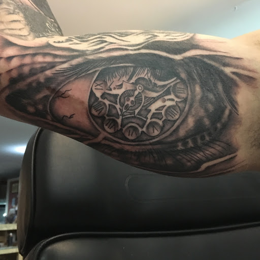 Explore back to the future tattoo ideas, creative tattoo ideas in Kingsford, available at Deft Tattoo Studio