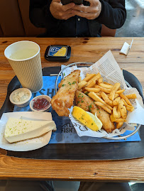 Fish and chips du Restaurant de spécialités à base de poisson-pêcheur Le Fish'tro à Vélizy-Villacoublay - n°12