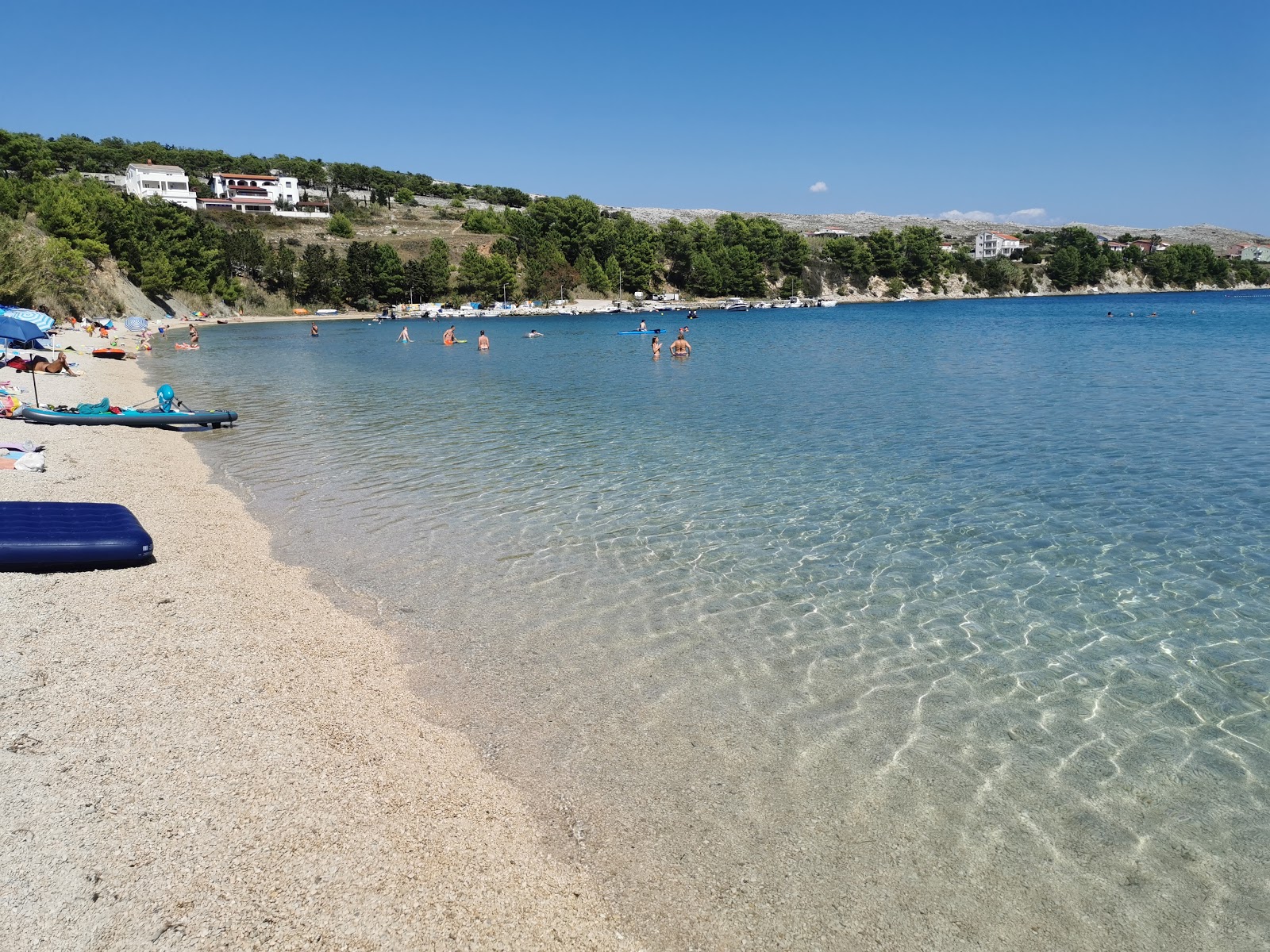 Photo of Vlasici beach with light fine pebble surface