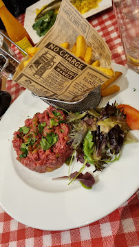 Steak tartare du Restaurant français Aux deux chefs à Nice - n°11