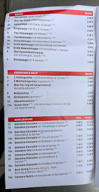 Menu du H & N Chinawok - Erfurt à Erfurt