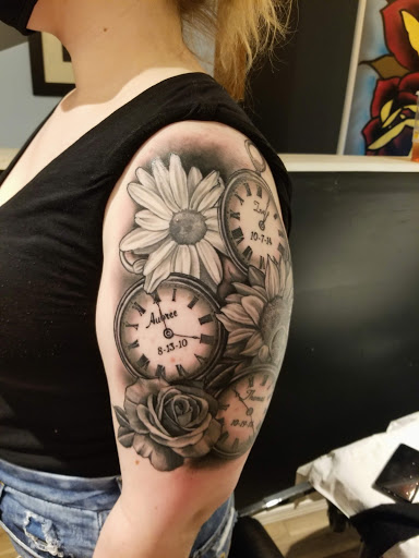 Explore beginner tattoo ideas for guys, creative tattoo ideas in Covington, available at River Ratz Tattoo