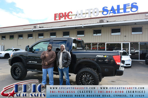 Used Car Dealer «Epic Auto Sales», reviews and photos, 12915 Cypress North Houston Rd, Cypress, TX 77429, USA