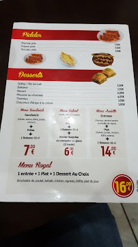 Grill Istanbul à Tremblay-en-France menu