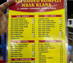 Nasi Gudeg Liwet Mbak Klana photo