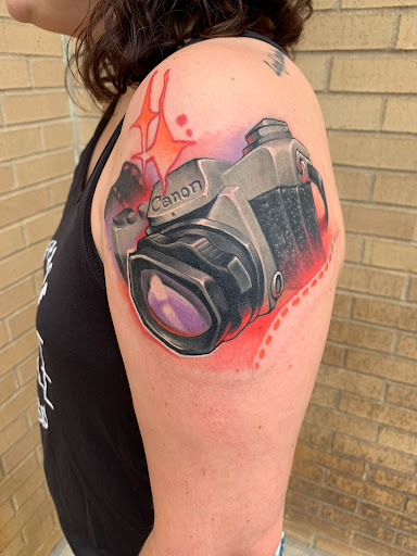 Explore space sleeve tattoo ideas, creative tattoo ideas in Salt Lake City, available at Gypsie Soul Tattoo