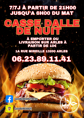 Casse dalle de nuit à Arles