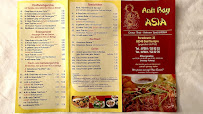 Restaurant vietnamien Anh bay Asia Bistro à Bad Saulgau (le menu)