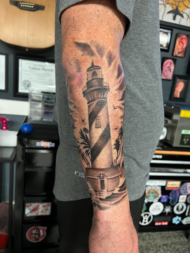 Explore dog and cat tattoo ideas, creative tattoo ideas in Sanford, available at Luv Ink