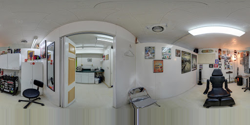 Explore temple tattoo ideas, creative tattoo ideas in Peoria Heights, available at Twisted Vision Inc