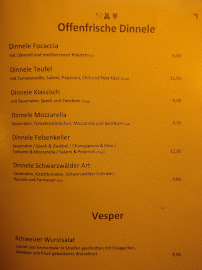 Restaurant REBGARTEN® FELSENKELLER à Pfullendorf (la carte)