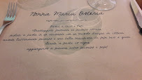 Nonna Maria à Milan menu