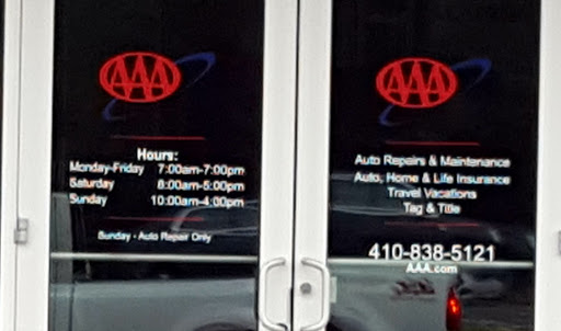 Auto Insurance Agency «AAA Bel Air Store», reviews and photos, 520 Baltimore Pike, Bel Air, MD 21014, USA