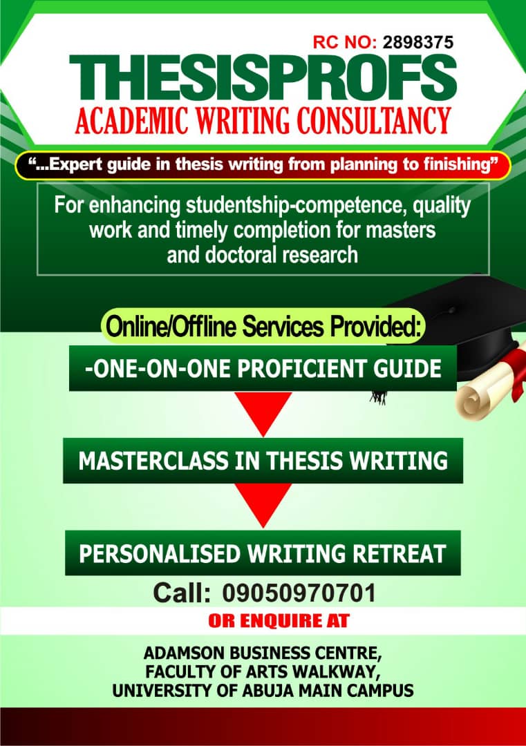 THESISPROFS ACADEMIC WRITING CONSULTANCY