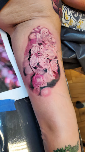 Explore mystic tattoo ideas, creative tattoo ideas in Fresno, available at Happy Client Tattoo