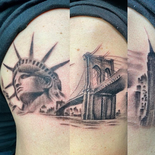 Explore golf tattoo ideas for men, creative tattoo ideas in Vancouver, available at Studio X Tattoos & Piercings