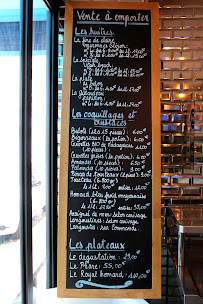 Le Phare Boulogne - Huîtres et fruits de mer à Boulogne-Billancourt menu