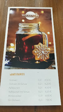 Wolkenlos Timmendorfer Strand à Timmendorfer Strand menu