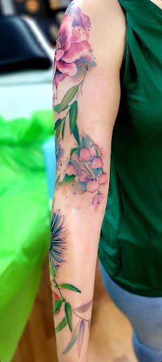 Explore sibling names tattoo ideas, creative tattoo ideas in Benton, available at Spectrum Tattoo