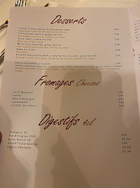 Le Bistro Marbeuf à Paris menu